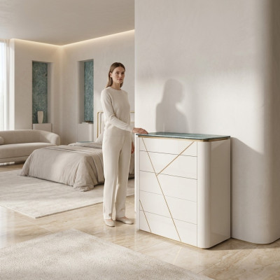 Nowoczesna Sypialnia Komody Komody Luksusowe Meble Kredens Style Modern Design