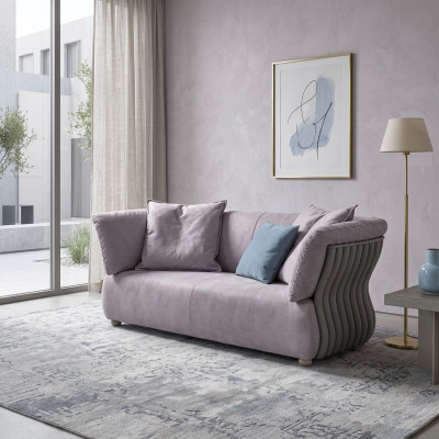 Sofa 2 miejsce do siedzenia Designerska Sofa Kanapa Podkładka Sofy Kanapy Materiał Włókienniczy Nowy