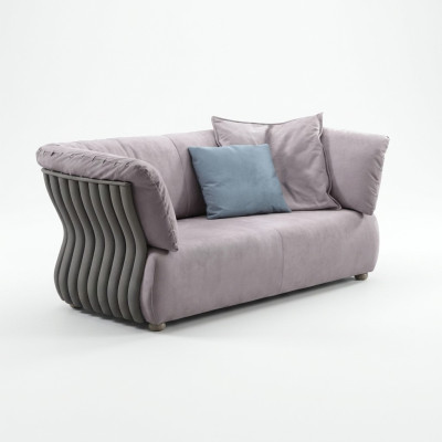 Sofa 2 miejsce do siedzenia Designerska Sofa Kanapa Podkładka Sofy Kanapy Materiał Włókienniczy Nowy
