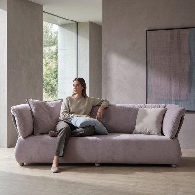 Sofa 3-osobowa Siedziba Sofy Salon Nowoczesne Kanapy Sofa Trzyosobowa Podkładka Design