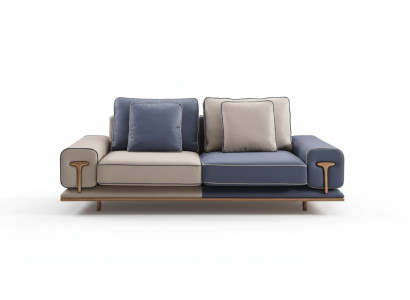 Luksusowa sofa do salonu 3 miejsce do siedzenia tapicerowana sofa Włókienniczy Siedziba designerska kanapa nowoczesna