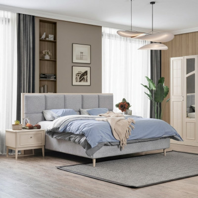 Łóżko Design Podwójne łóżko Luksusowe łóżko Podkładka Sypialnia Meble Nowe