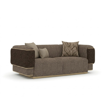 Sofa do salonu dwuosobowa luksusowe wyposażenie Podkładka Włókienniczy Design Meble tapicerowane