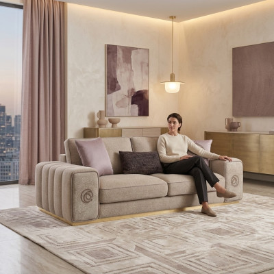 Nowoczesna Nowa Sofa Dwuosobowa Sofa Salonowa Meble Tapicerowane