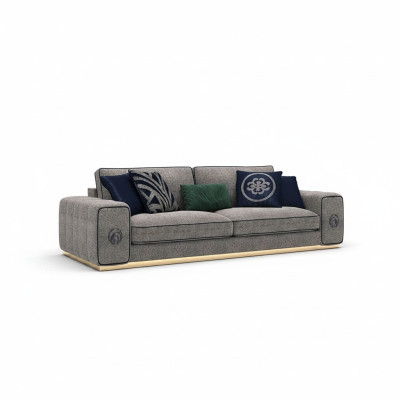 Nowoczesna Szara Sofa Kanapa Luksusowe Meble Meble do Salonu Meble tapicerowane