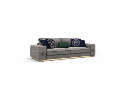 Nowoczesna Szara Sofa Kanapa Luksusowe Meble Meble do Salonu Meble tapicerowane