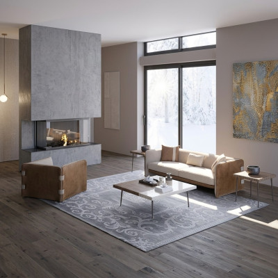 Kompletna 5-częściowa sofa trzyosobowa Meble Fotel Modern Drewno stolik kawowy