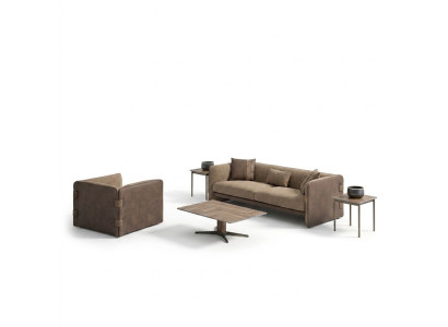 Salon Kompletna Sofa Trzyosobowa Meble tapicerowane Fotel Desing stolik kawowy