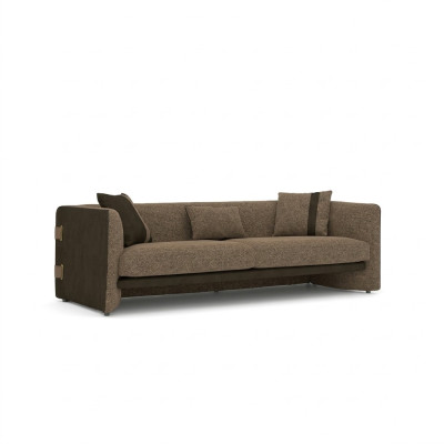 Sofa trzyosobowa Podkładka Włókiennicza sofa do salonu luksusowe meble tapicerowane