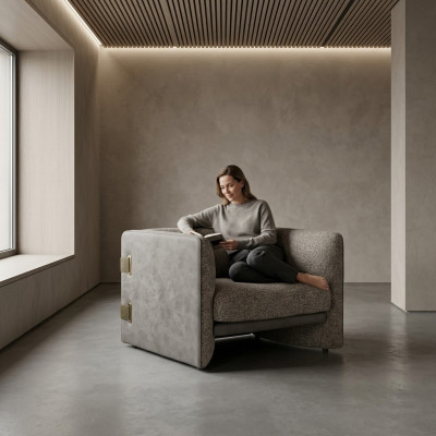 Meble tapicerowane Fotel Salon Nowa Podkładka Włókienniczy Meble Luksusowe Meble
