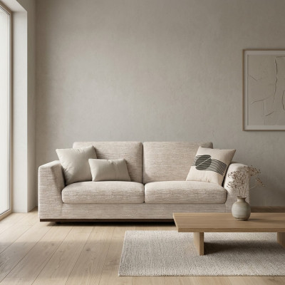 Meble tapicerowane sofa dwuosobowa projekt mebli do salonu nowoczesne meble włókiennicze