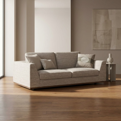 Designerska sofa tapicerowana salonowa sofa dwuosobowa kanapa Meble tapicerowane Włókiennicze Nowość