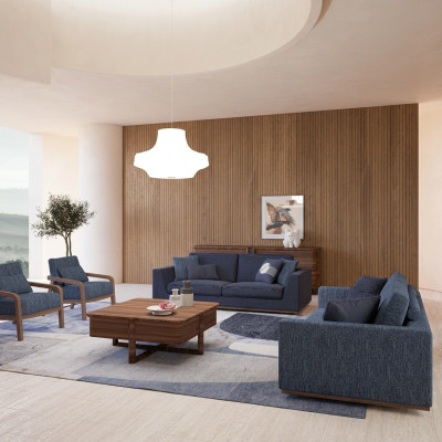 Salon nowoczesna sofa materiałowa dwuosobowa sofa kanapa luksusowe designerskie meble