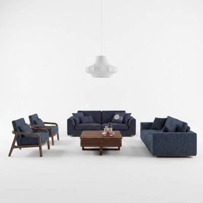 Salon nowoczesna sofa materiałowa dwuosobowa sofa kanapa luksusowe designerskie meble
