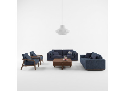Salon nowoczesna sofa materiałowa dwuosobowa sofa kanapa luksusowe designerskie meble