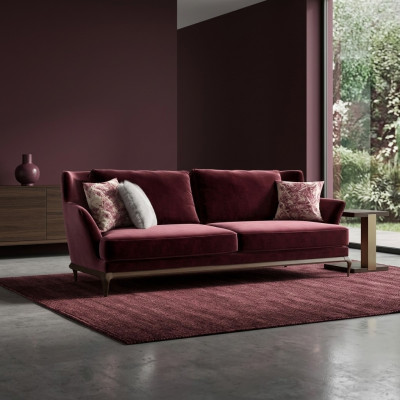 Designerska sofa materiałowa Włókienniczy sofa trzyosobowa luksusowe meble do salonu nowa