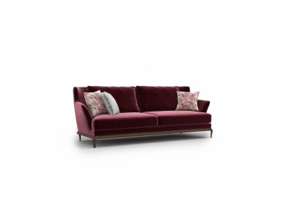 Designerska sofa materiałowa Włókienniczy sofa trzyosobowa luksusowe meble do salonu nowa