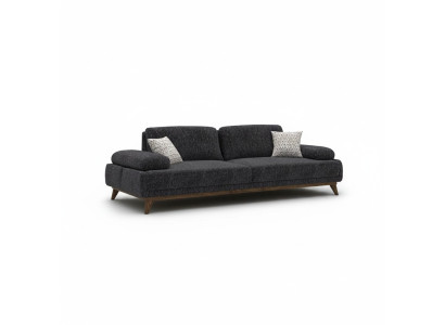 Sofa dwuosobowa Meble tapicerowane miejsce siedzące Kanapa Podkładka Materiałowa Kanapy do salonu Szara