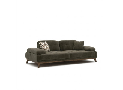 Szara Sofa Dwuosobowa Meble Tapicerowane Meble Luksusowy Salon Podkładka Materiał