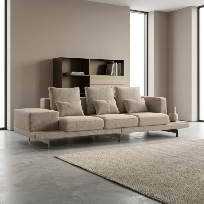 Sofa do salonu kanapa trzyosobowa meble tapicerowane luksusowe meble włókiennicze nowe