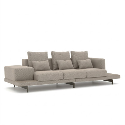Sofa do salonu kanapa trzyosobowa meble tapicerowane luksusowe meble włókiennicze nowe
