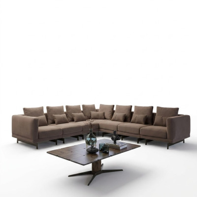 Pokój dzienny Ustaw meble 3-częściowe Drewno stolik kawowy Designerski Stolik