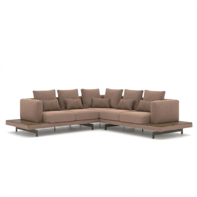Salon Narożnikowa kanapa Nowe Meble Włókienniczy Sofa Kanapa L-Shape Luxury Meble