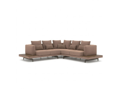Salon Narożnikowa kanapa Nowe Meble Włókienniczy Sofa Kanapa L-Shape Luxury Meble