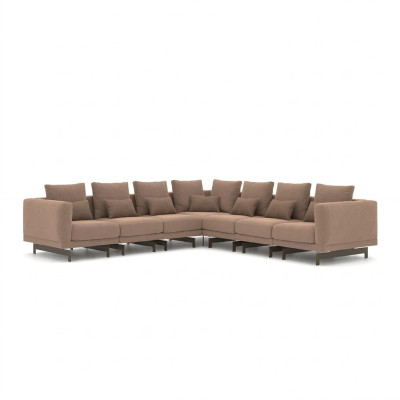 Luksusowa Kanapa Narożnikowa Kanapa Podkładka Włókiennicza Sofa Tapicerowana Nowe Meble Salon