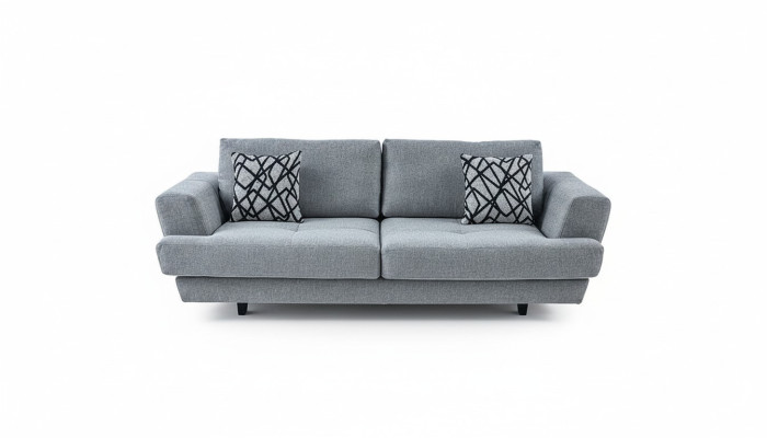 Projekt salonu 3-miejsce siedzące Szara Sofa Nowoczesna Luksusowa Sofa Tkaninowa Ekskluzywna