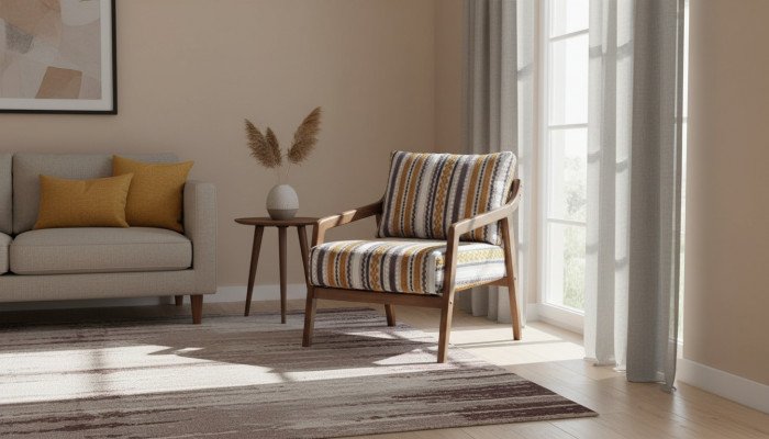 Salon designerski nowoczesny 1-miejsce siedzące sofa materiałowa sofa z poduszkami