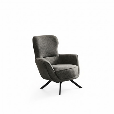 Szary Kolor Nowoczesny Design 1-miejsce siedzące Fotel Materiał Włókienniczy Materiał Nowoczesny Design