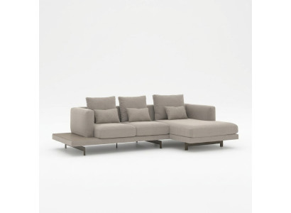 Designerska Sofa Kanapa Szara w Kształcie L Nowoczesna Narożnikowa kanapa Meble tapicerowane do salonu