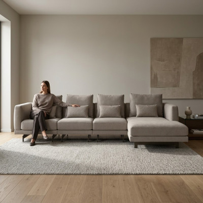 Pokój dzienny Narożnik Ustawić Sofa Kanapa Meble tapicerowane Meble tapicerowane Nowe