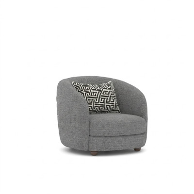 Szare designerskie meble Fotel Meble tapicerowane do salonu Nowe meble Siedziba