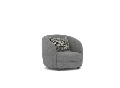Szare designerskie meble Fotel Meble tapicerowane do salonu Nowe meble Siedziba