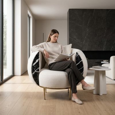 Design Salon Fotel Luksusowa Kanapa Nowa Podkładka Nowoczesne Włókiennicze Nowe Meble tapicerowane