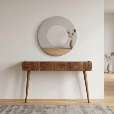 Stół konsolowy z Lustro Modern Living Room Luxury Meble Set konsola