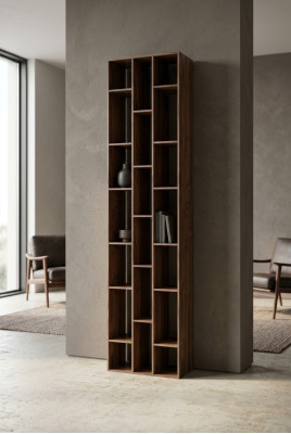 Półka na książki Półka Półka Living Room Design Drewno Brązowe Nowość