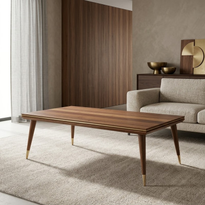 Stoliki do kawy Luksusowe stoły Living Room Design Meble Brązowy Stolik Kawowy