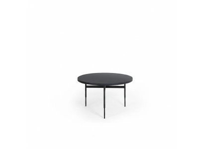 Nowoczesne Okrągłe Stolik New Luxury Czarny Meble Design Meble Drewno