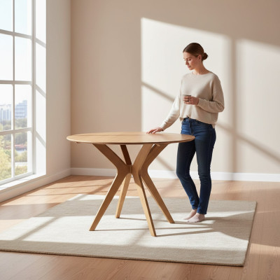 jadalnia Nowoczesne Drewno Stół obiadowy Luksusowe Meble Design Nowe Meble