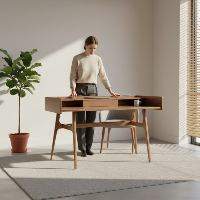 Drewno Sypialnia Biurko Design Biurko komputerowe luksusowe meble