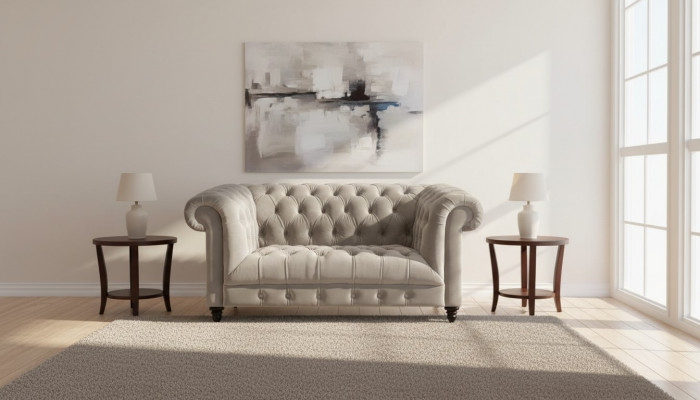 Chesterfield Sofa dwuosobowa sofa Chesterfield meble tapicerowane salon