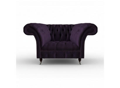 Meble tapicerowane Fotel luksusowy Fotel tapicerowany Kanapa Salon Fioletowe meble Chesterfield