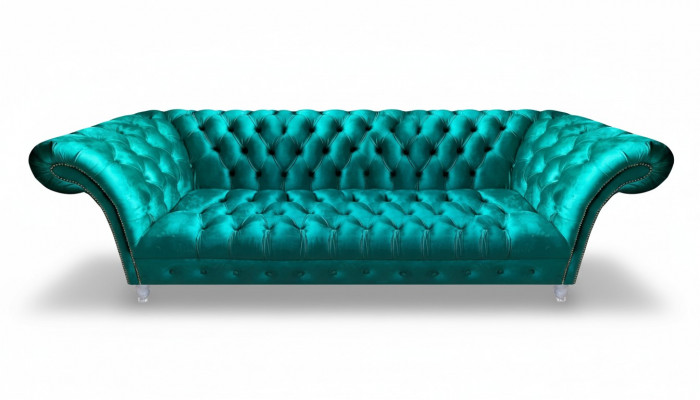 Sofa Chesterfield Luxus Nowoczesny trzyosobowy Nówka Salon Projektant Kanapa