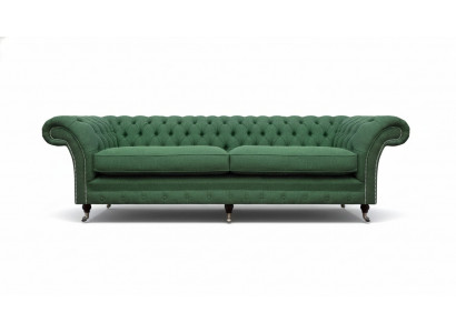 Chesterfield Zielony dwuosobowy luksusowy dwuosobowy meble do salonu