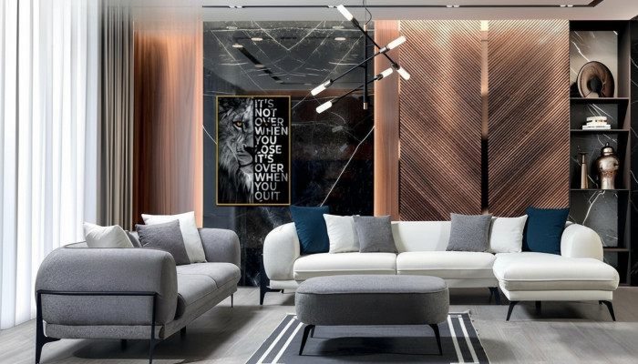 Elegancki stół narożny Designer Biuro luksusowe meble Szlachetne biurka