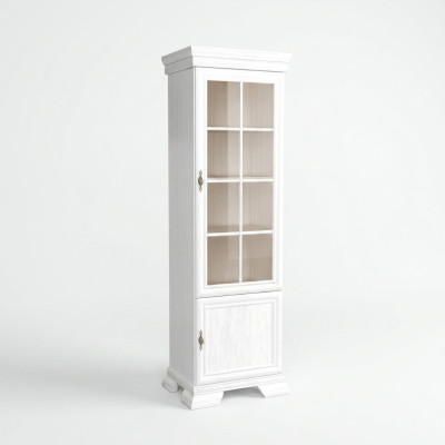 Witryna Vintage Vitrine Buffet Armadio Vetrina Biała
