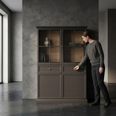 Buffet armadio w witrynie z 2 szufladami